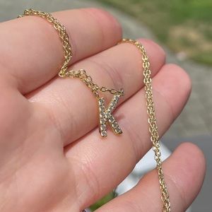 Gold ‘K’ Necklace